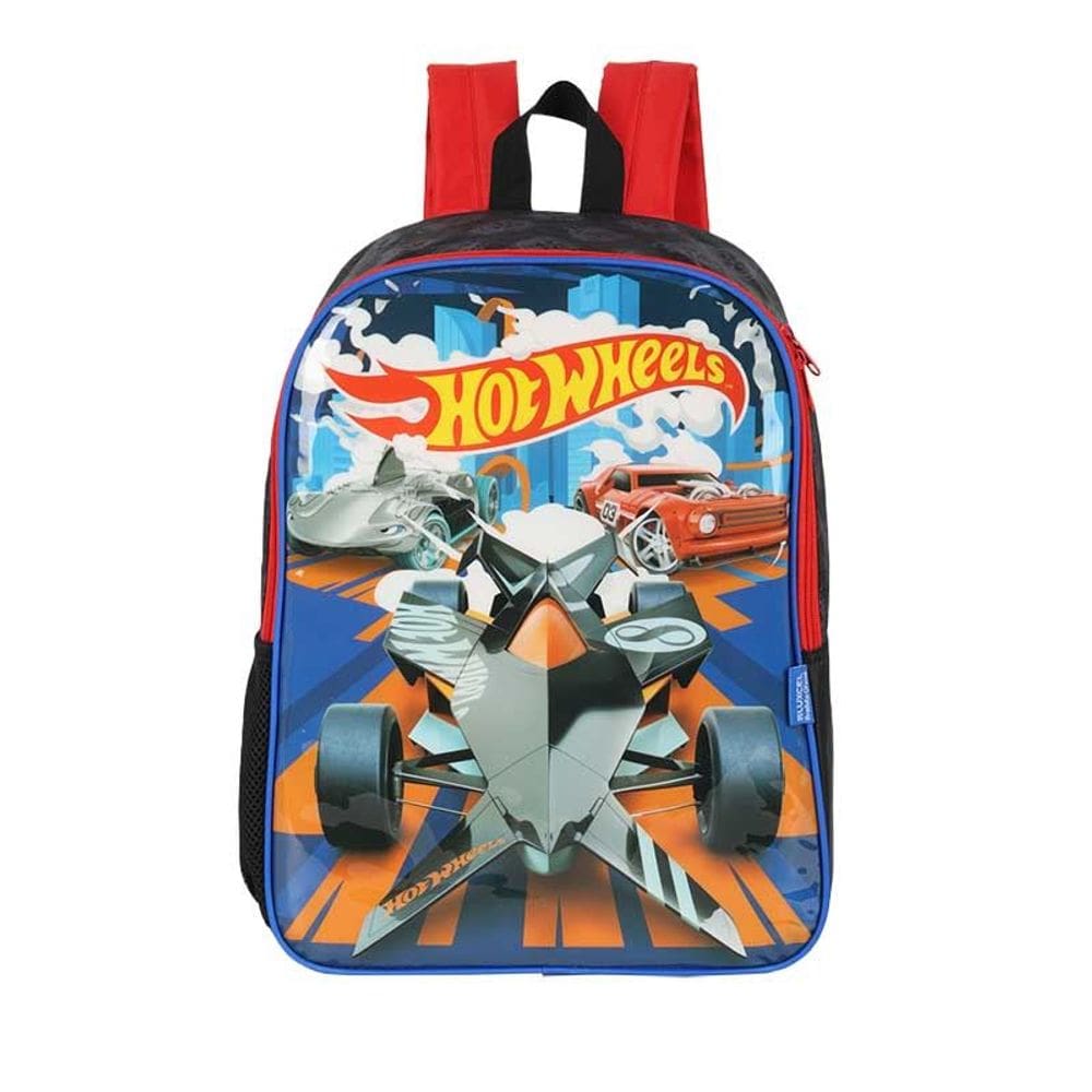 Mochila Infantil HOT Wheels Escolar - Luxcel