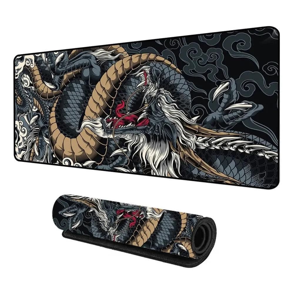 Mousepad Gamer Gigante 90X40Cm Dragão: Domine Sua Mesa