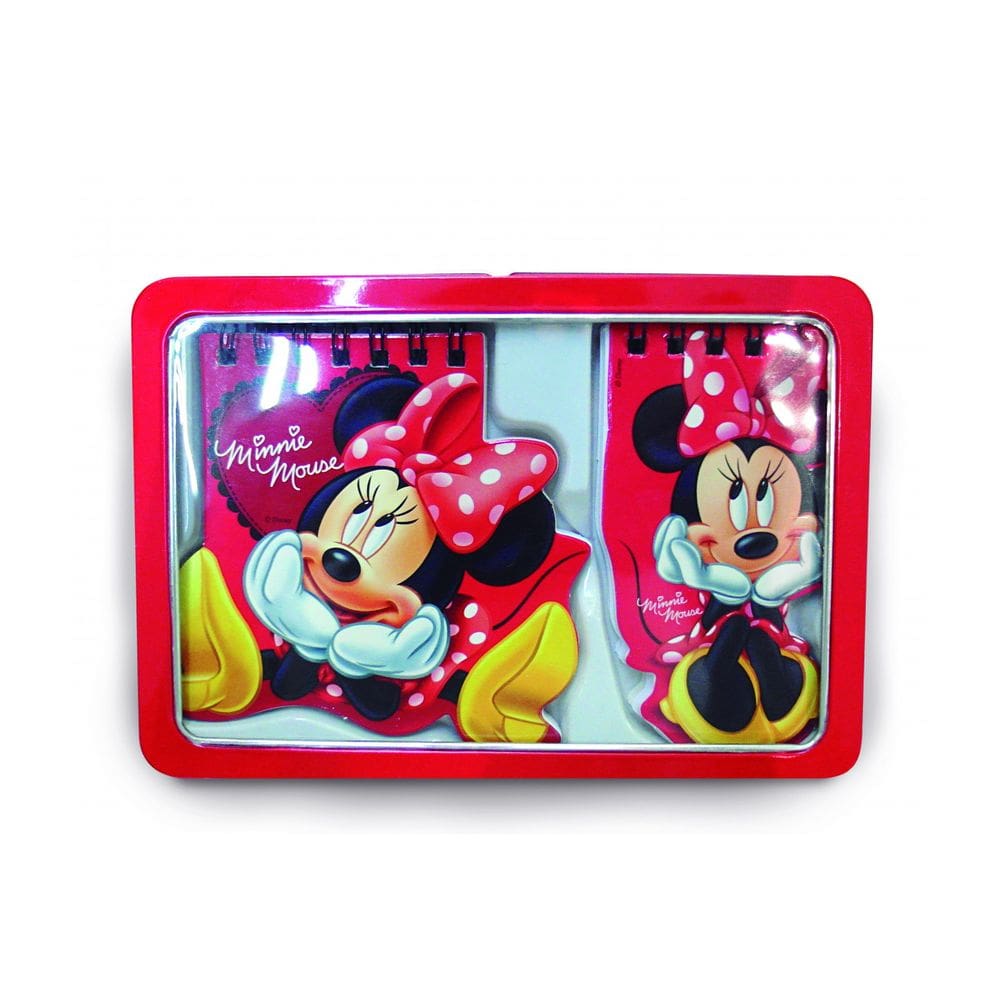 Bloco De Notas 2 Unidades 1 Lata Minnie