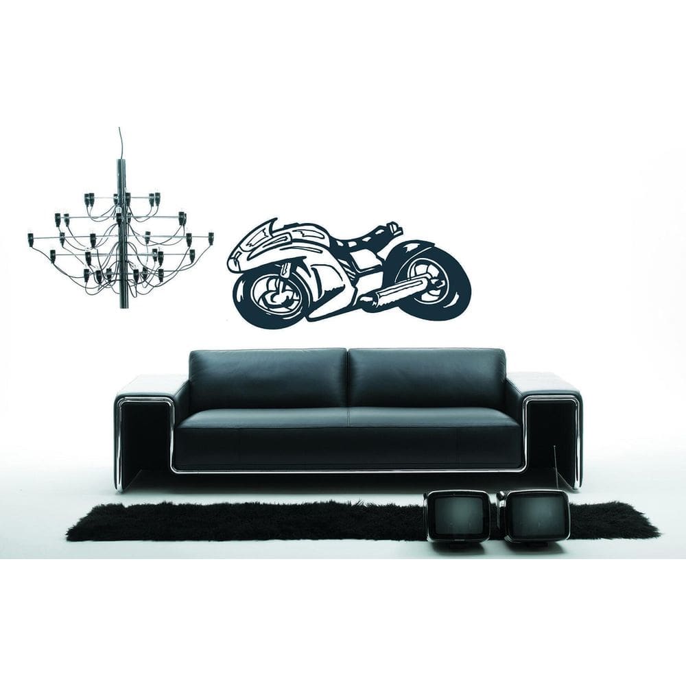 Adesivo De Parede Decorativos De Moto Para Sala