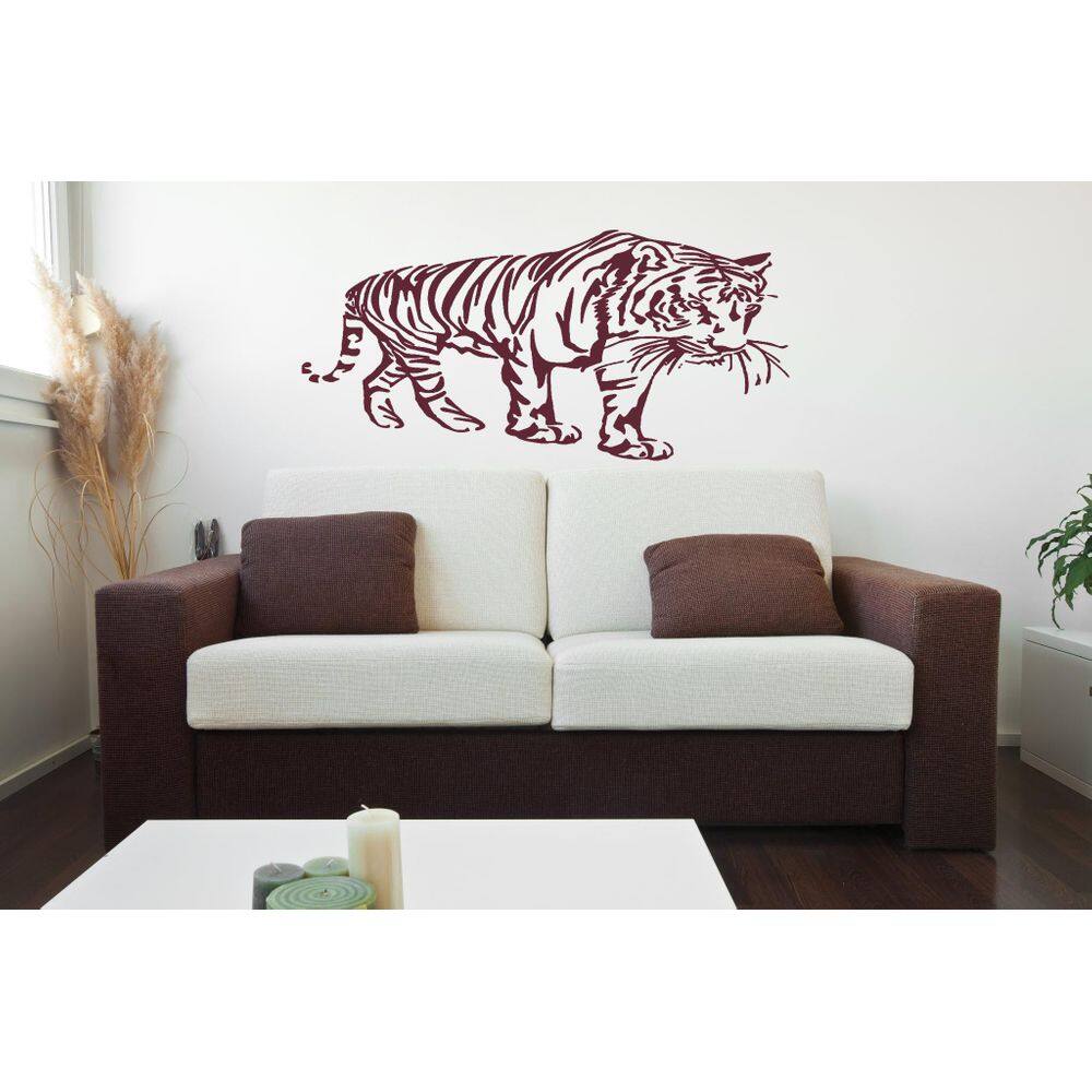 Adesivo Decorativo De Parede Tigre Quarto Decoração