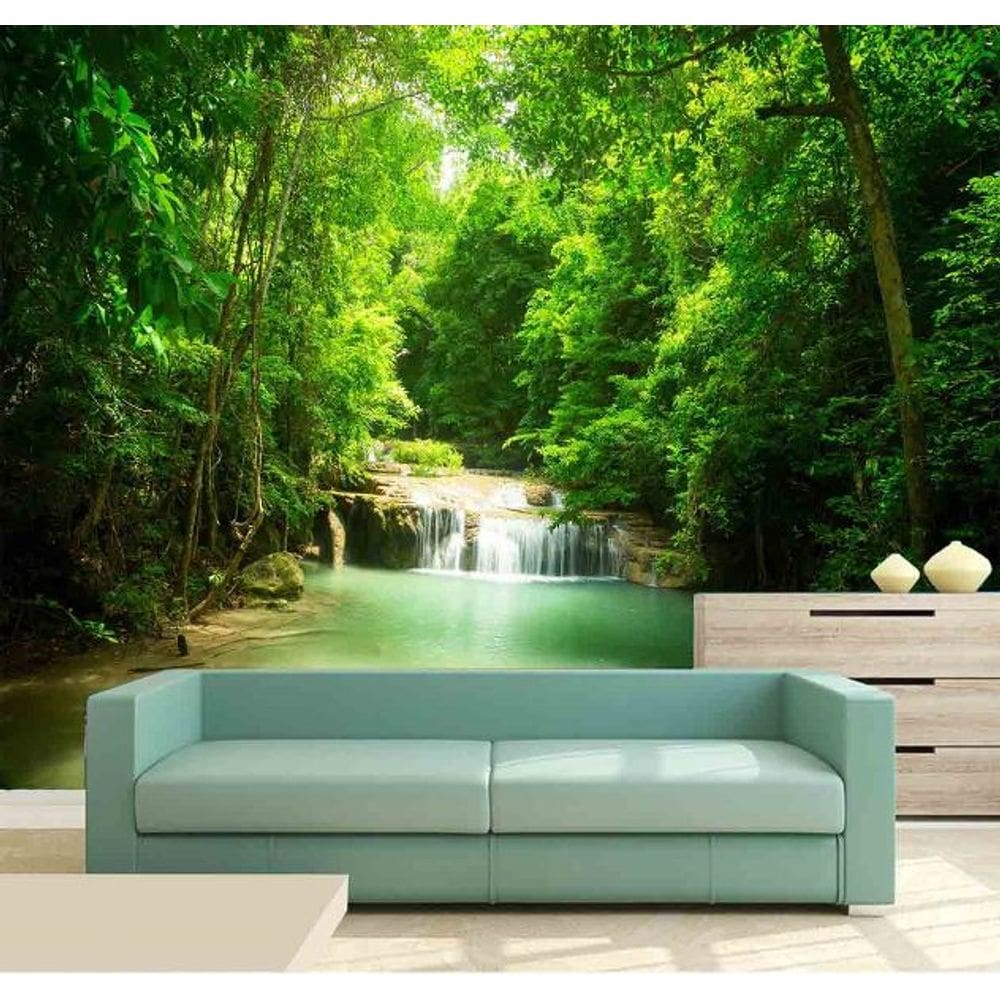 Painel Adesivo Cachoeira 3D 2M² na 035