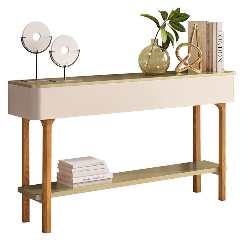 Aparador Fiero Off White Champanhe - HB Móveis