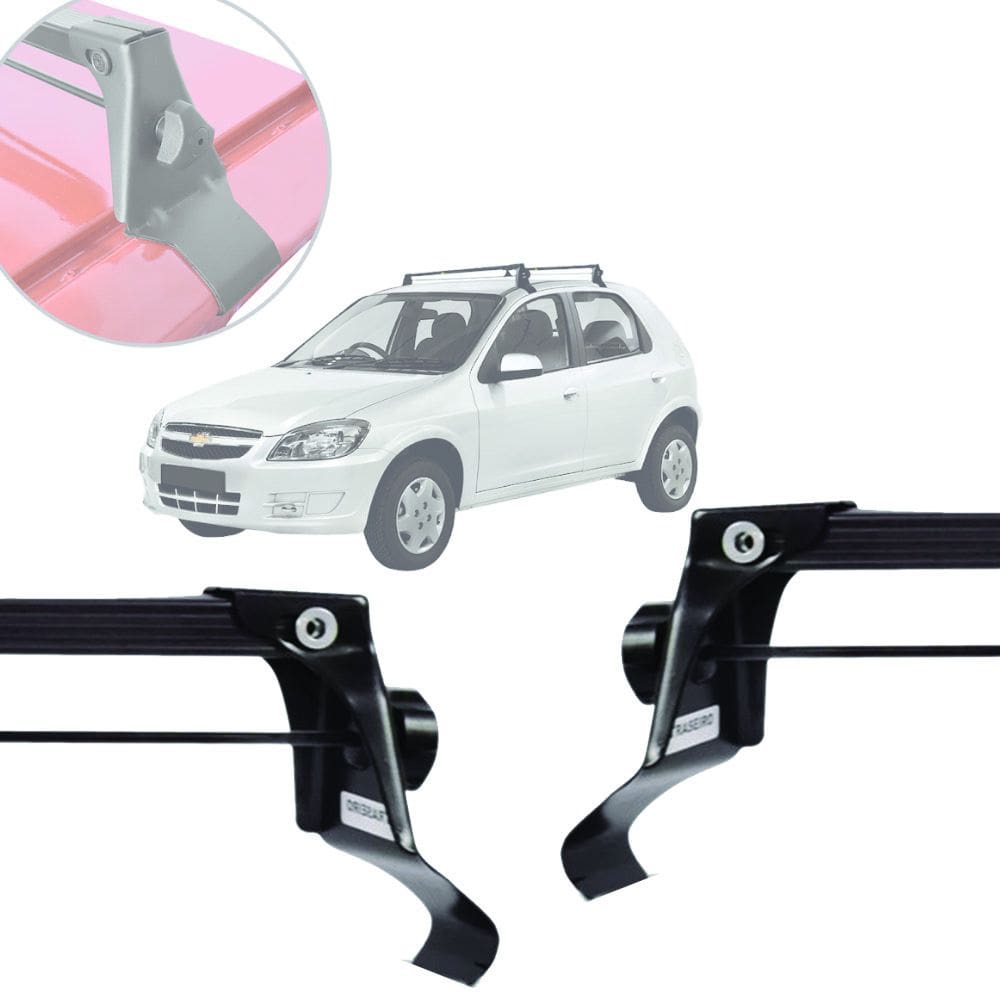 Rack de Teto Vhip Fix.Porta GM Celta 4 Portas Todos