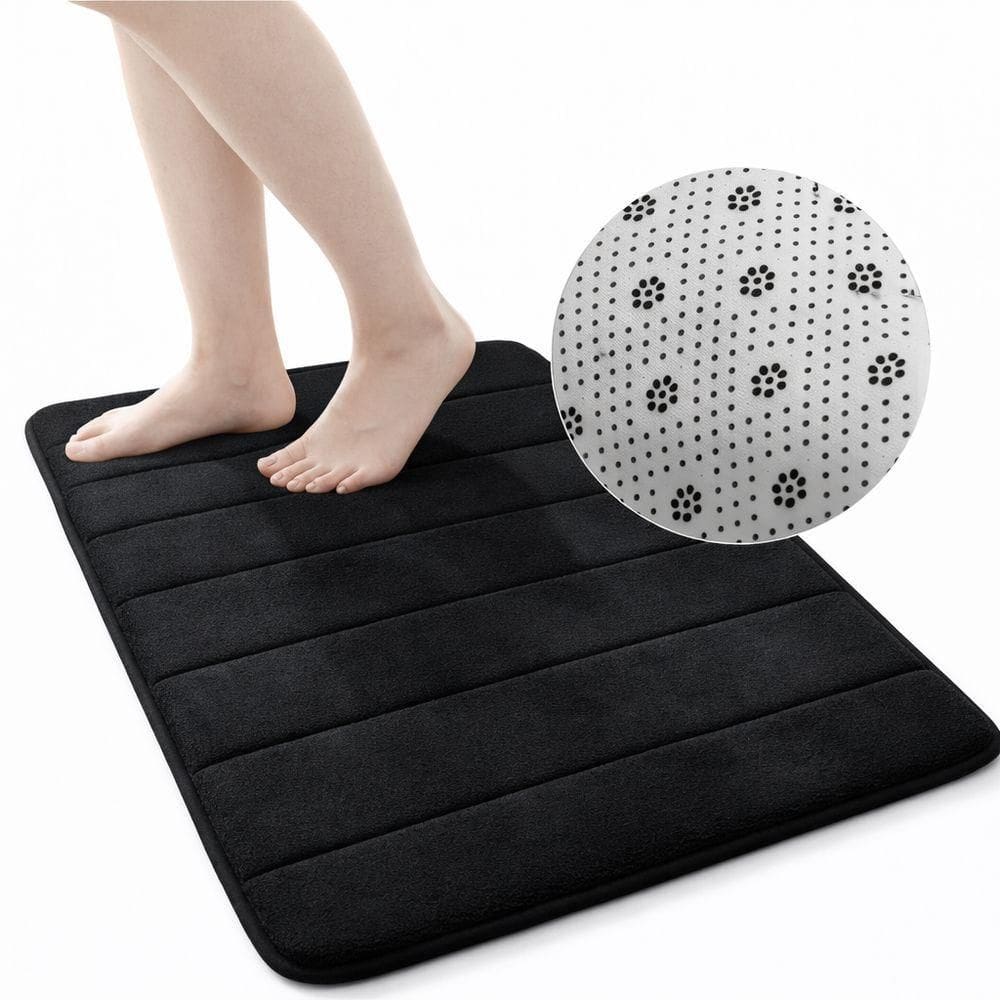 Tapete Banheiro Antiderrapante Preto