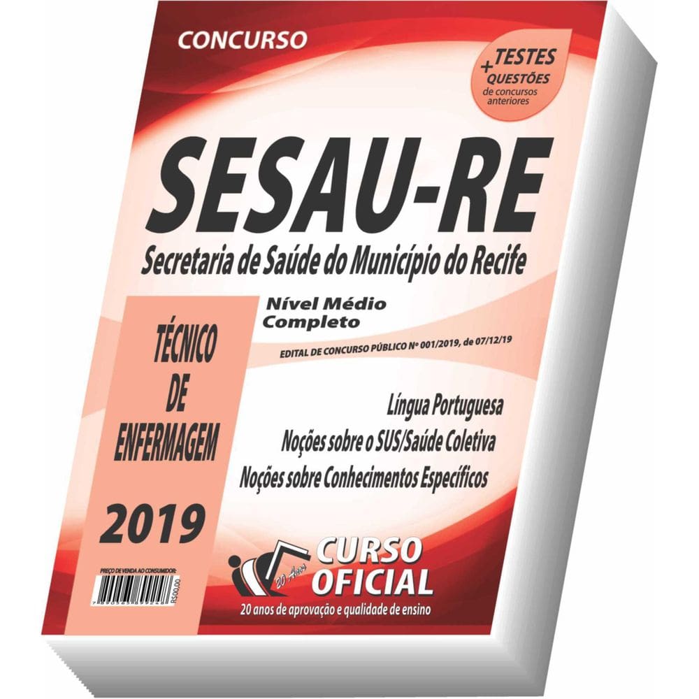 Apostila Sesau Recife Técnico De Enfermagem