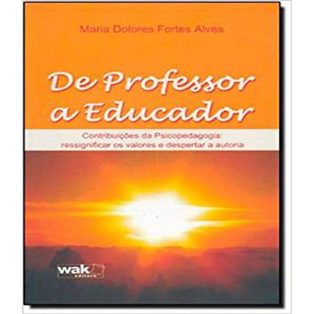 Livro De Professor A Educador