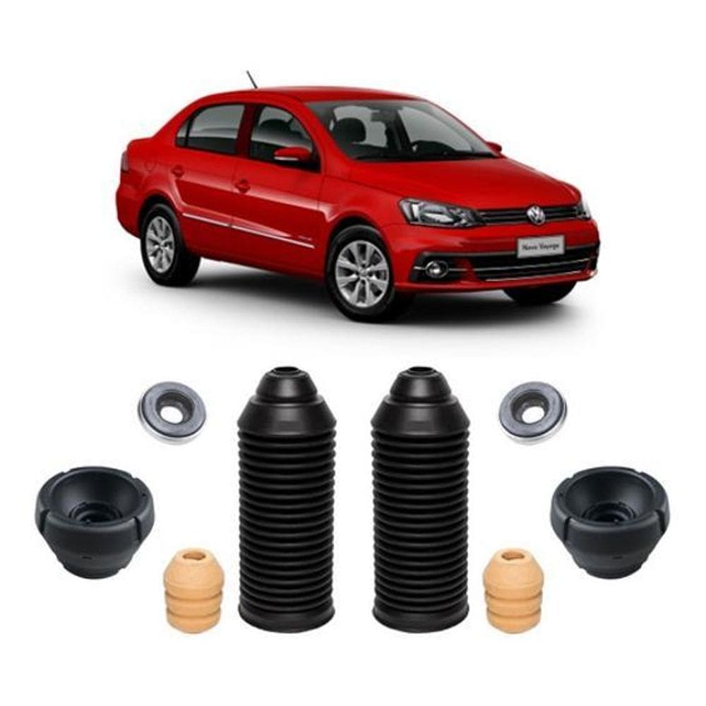 2 Kit Coxim Amortecedor Dianteiro Voyage 2008 2009 2010 2011