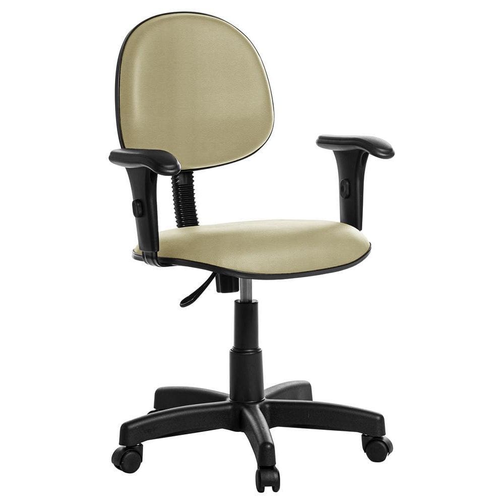 Cadeira De Escritório Executiva Com Braço Rce Bege