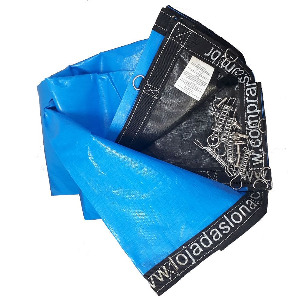 Capa redonda para piscina 5,5 mt de diâmetro kit molas pinos