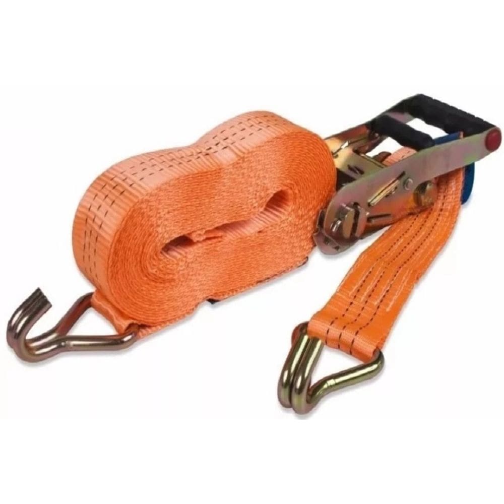 Kit Cinta Fita 50mm 8m Catraca 5 Ton - 4 Cintas e 4 Catracas