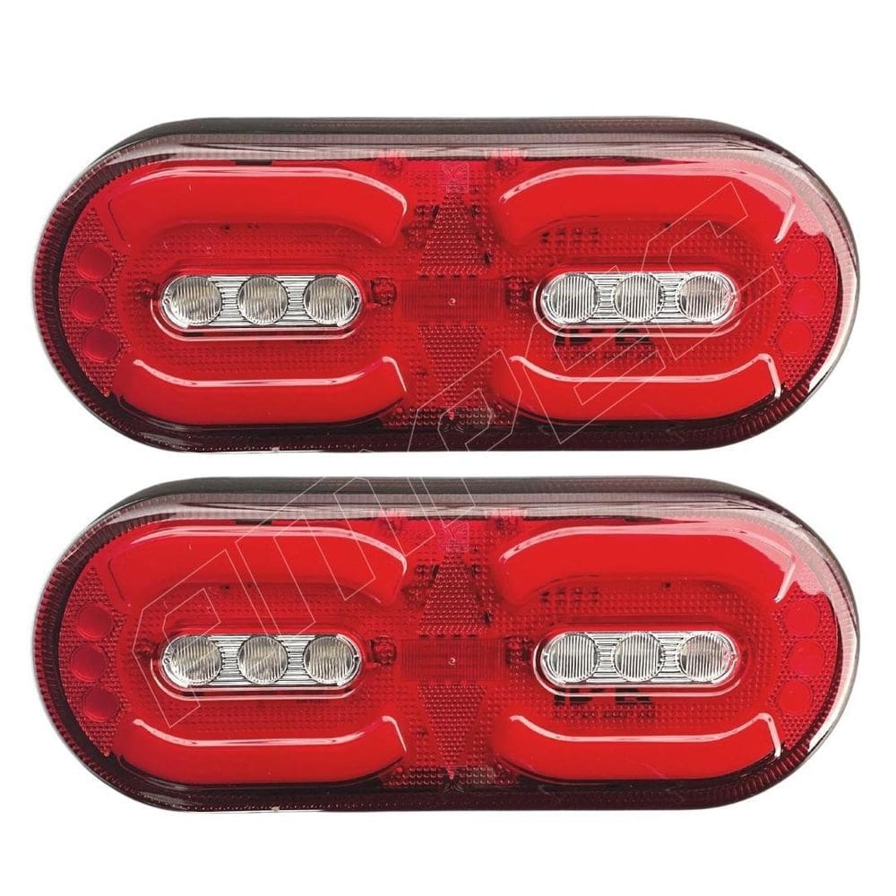 Par Lanterna Traseira Carreta Randon Led Implementos 24V