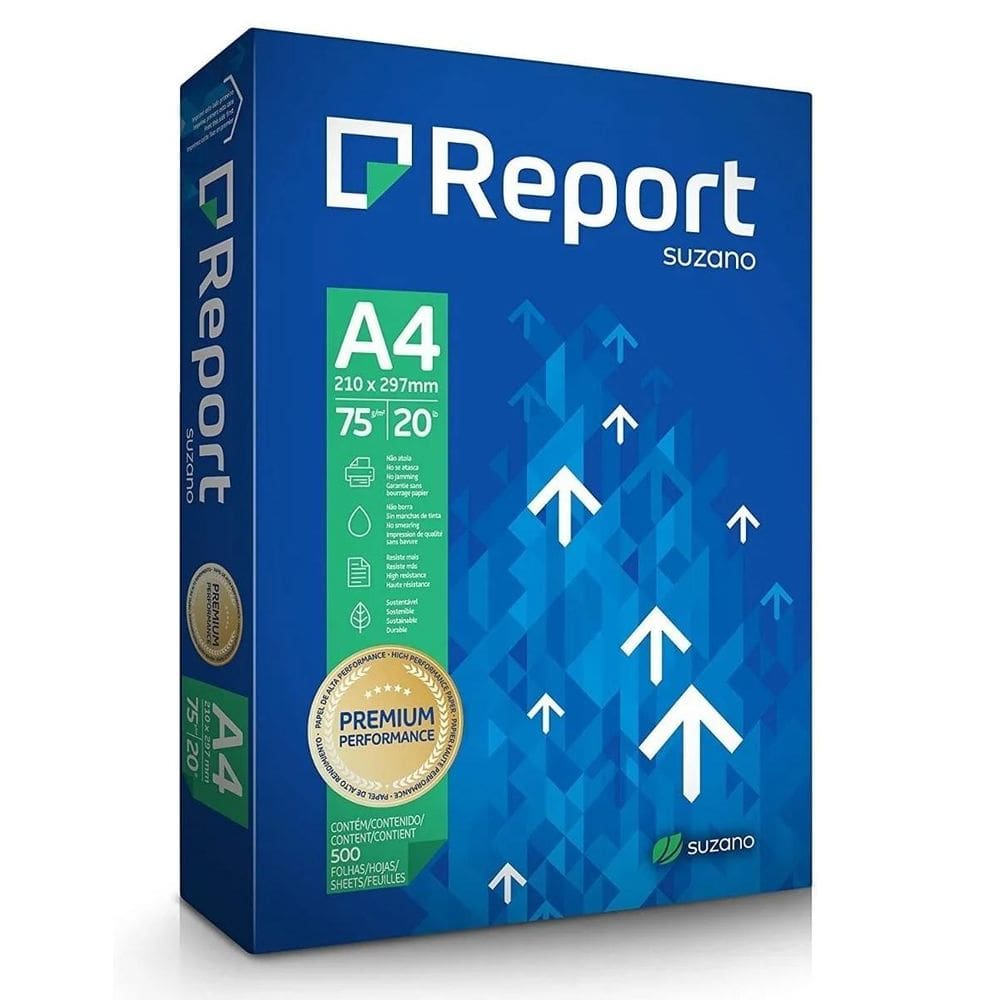 10 Resmas Com 500 Papel Sulfite A4 Branco Copimax 75G