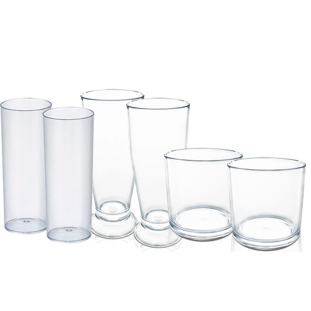 Jogo de Copo Acrilico PS 6 peças - KrystalON Copos
