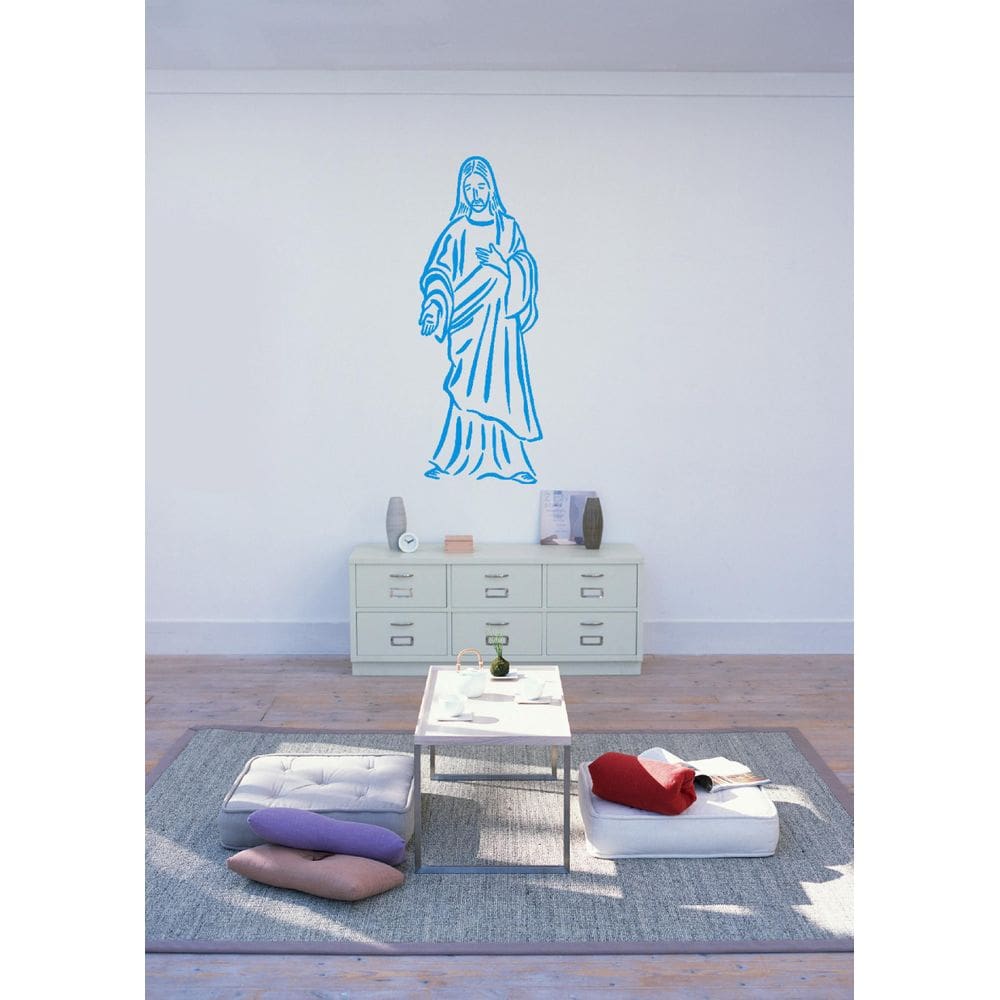 Adesivo De Parede Decorativo Jesus Cristo Para Sala Cozinha