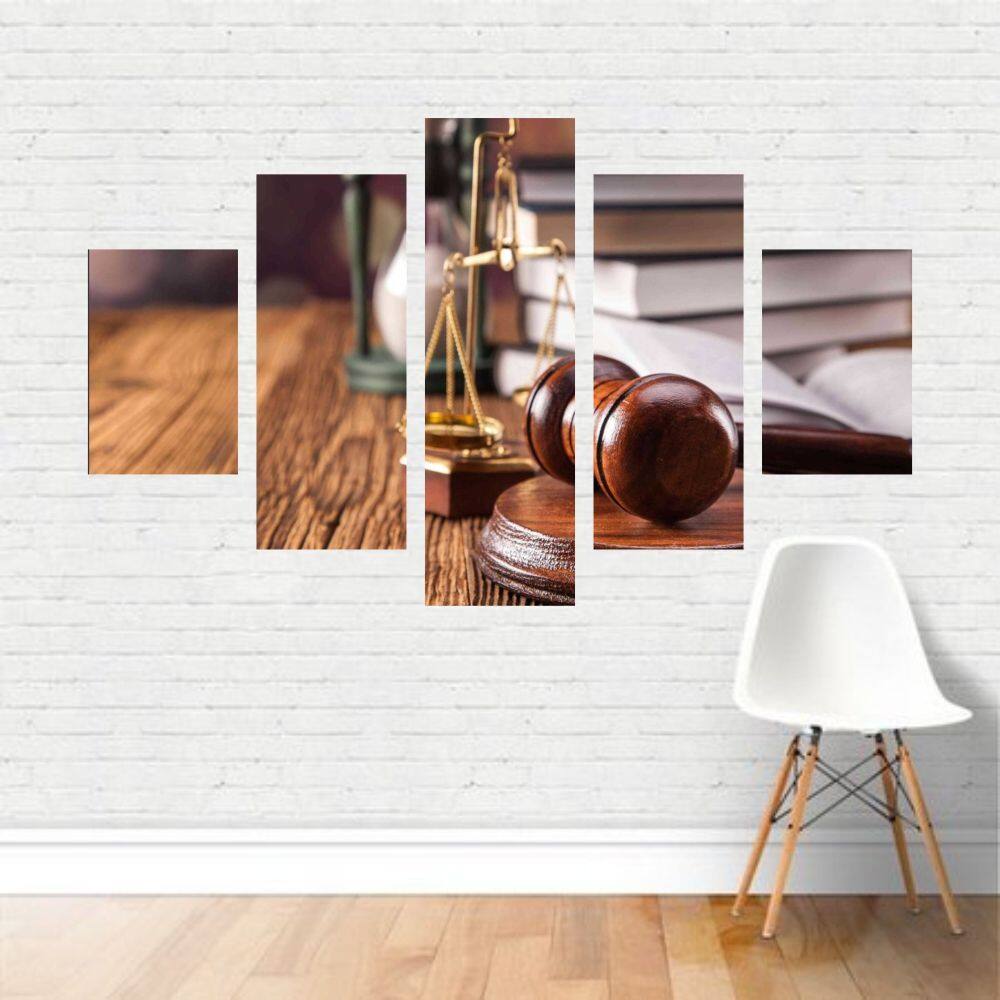Quadro Profissões Direito Advocacia Balança Justiça Canvas