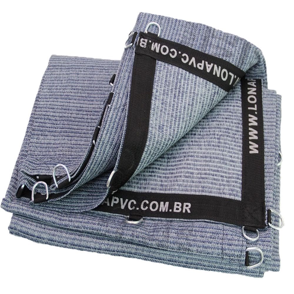 Lona tela pead proteção carga caminhão caçamba redinha 9x4