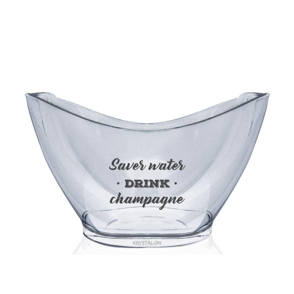 Champanheira Personalizada Save Water Drink Champagne