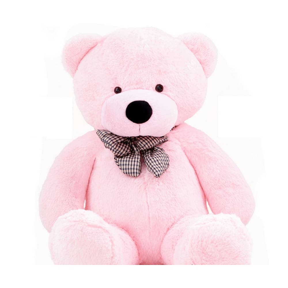 Urso rosa de pelúcia grande 140 cm 1,4 metros Namorada