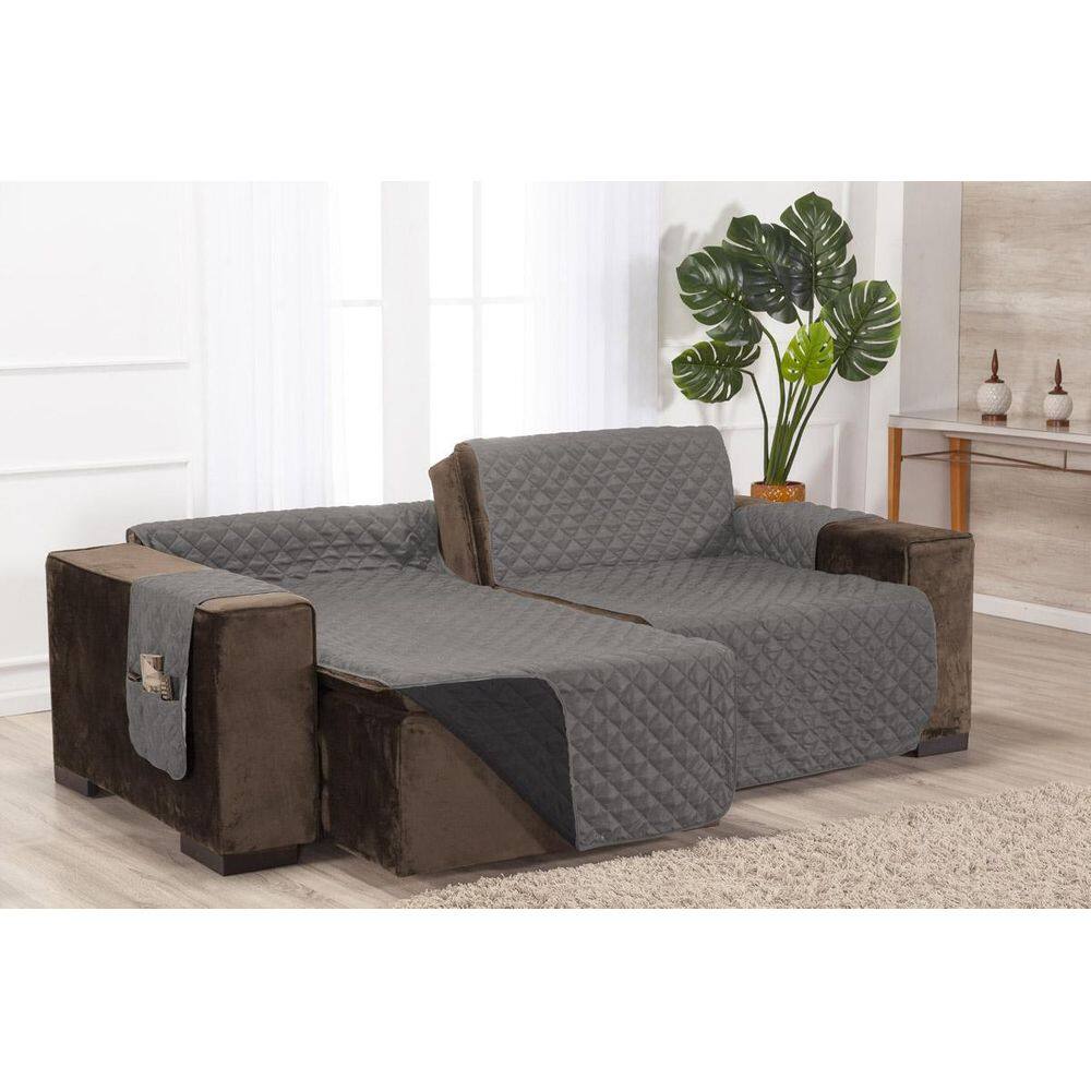 Capa Protetora De Sofá Reclinável 2,40M De Largura Preto