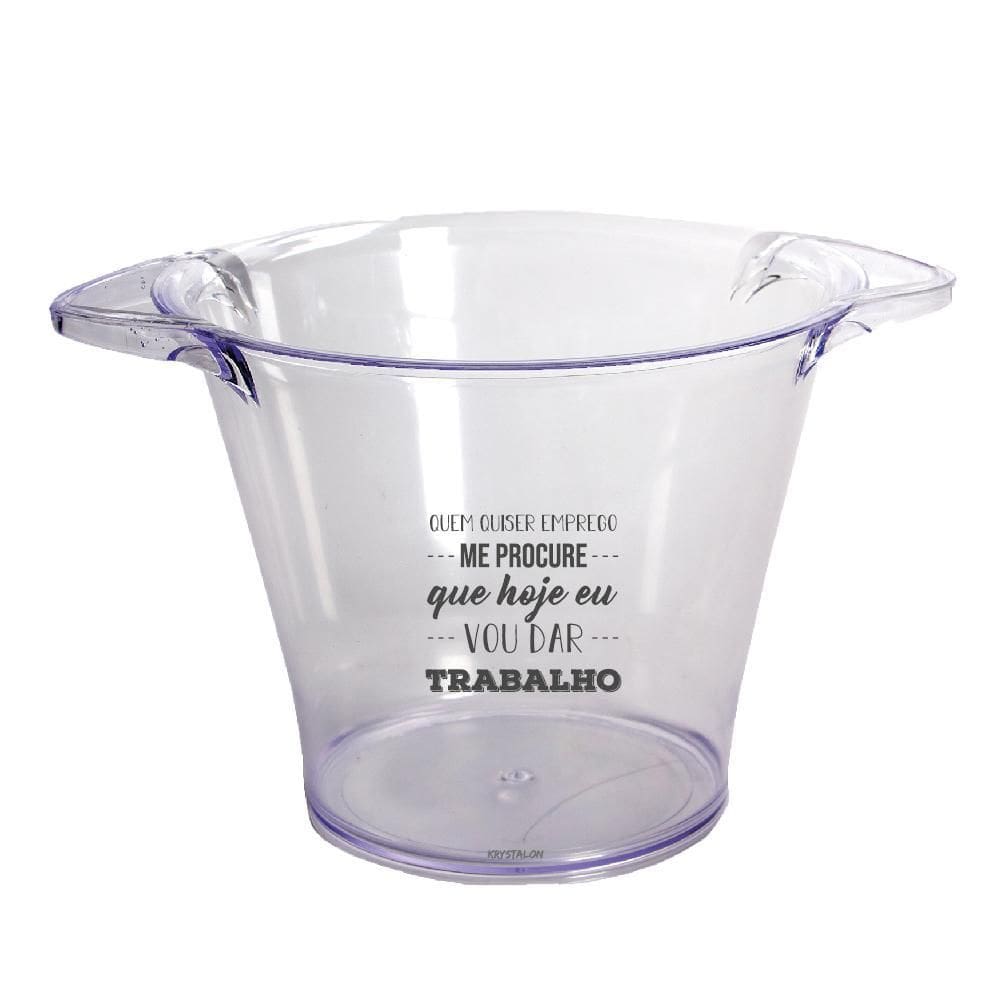 Balde De Gelo Personalizado Vou Dar Trabalho