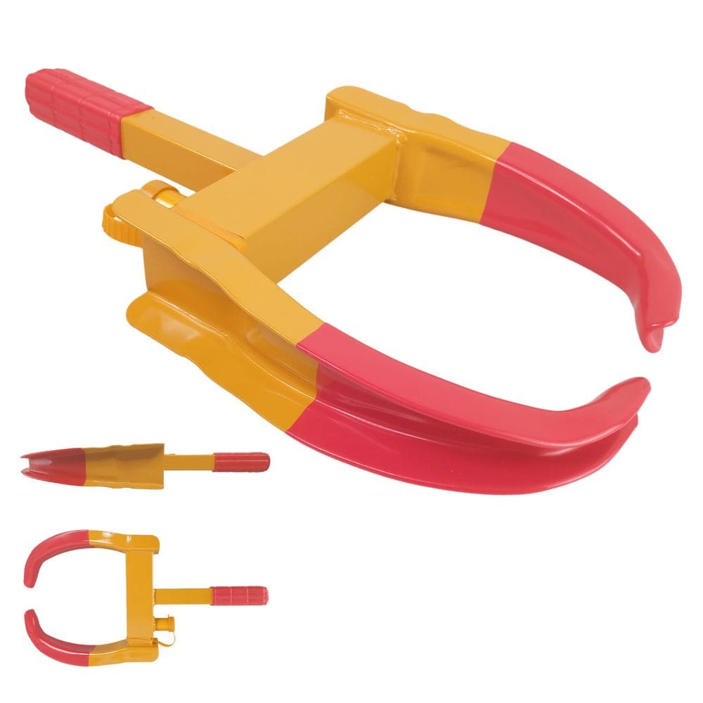 Trava de Pneu Universal Bloqueador De Roda Moto Carro Roubo Antifurto Estacionamento Reboque Seguranca Veiculo Auto