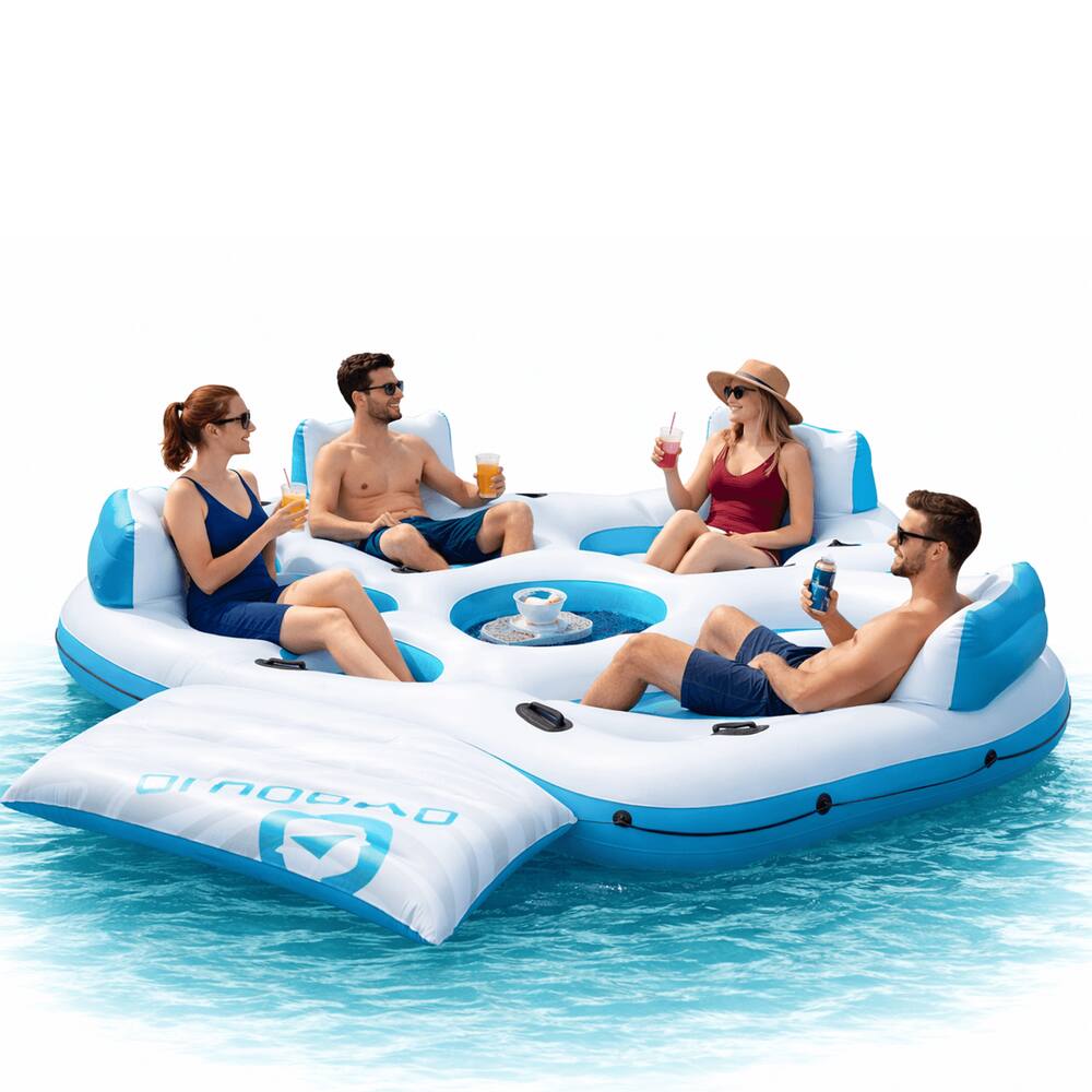 Boia Inflável Importway Ilha Flutuante para 4 Pessoas