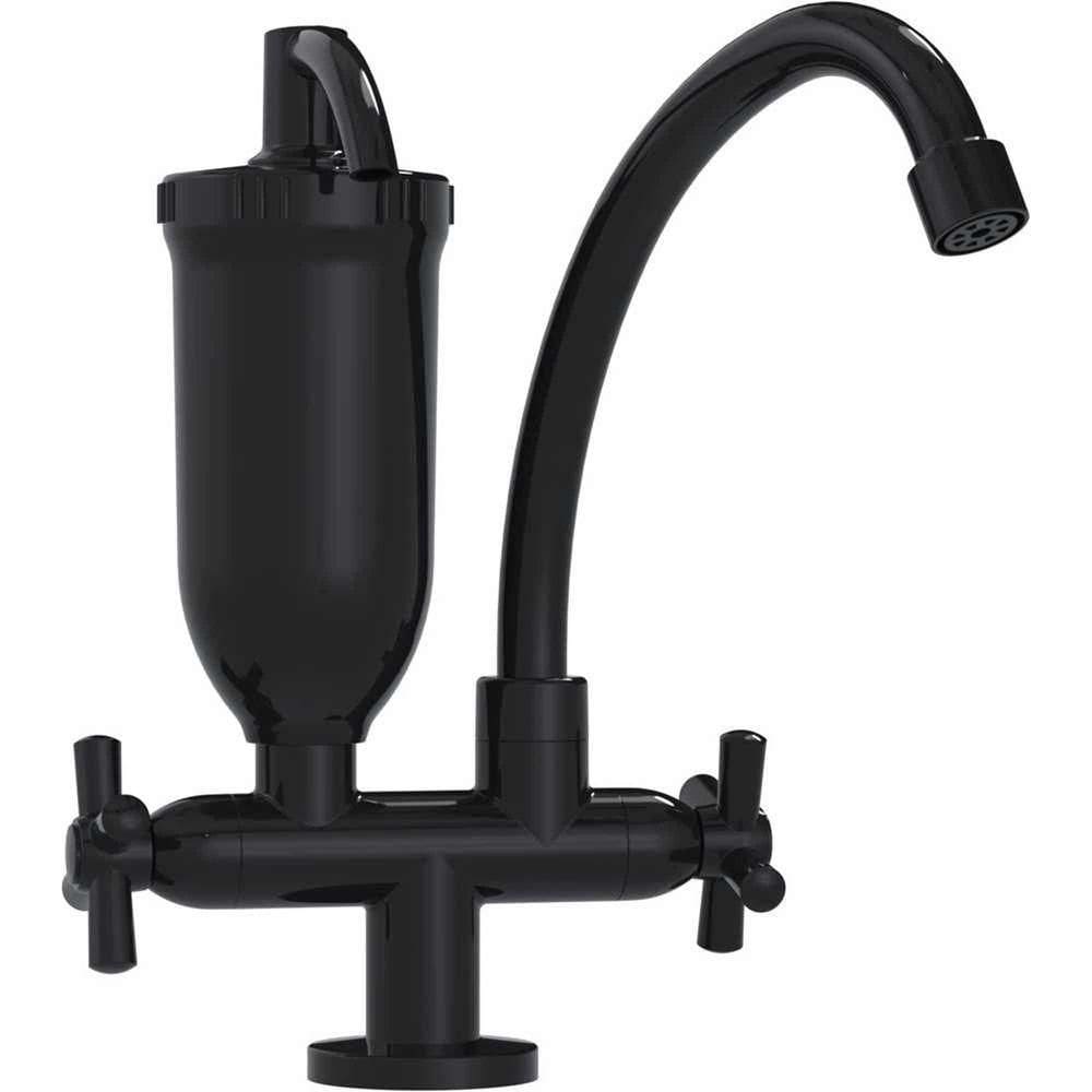 Torneira De Bancada Para Cozinha Em Abs, Preta, Com Purificador De água, 34572 Delta Ostenvonder
