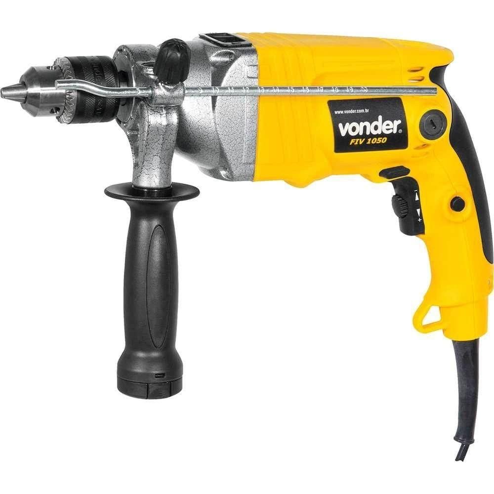Furadeira De Impacto 1-2” 1.050W 110V - Vonder | Mandril 13mm - Velocidade Variável
