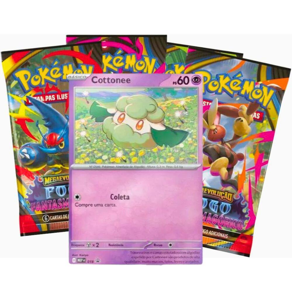 Blister Triplo Pokemon TCG Fogo Fantasmagórico | Extra