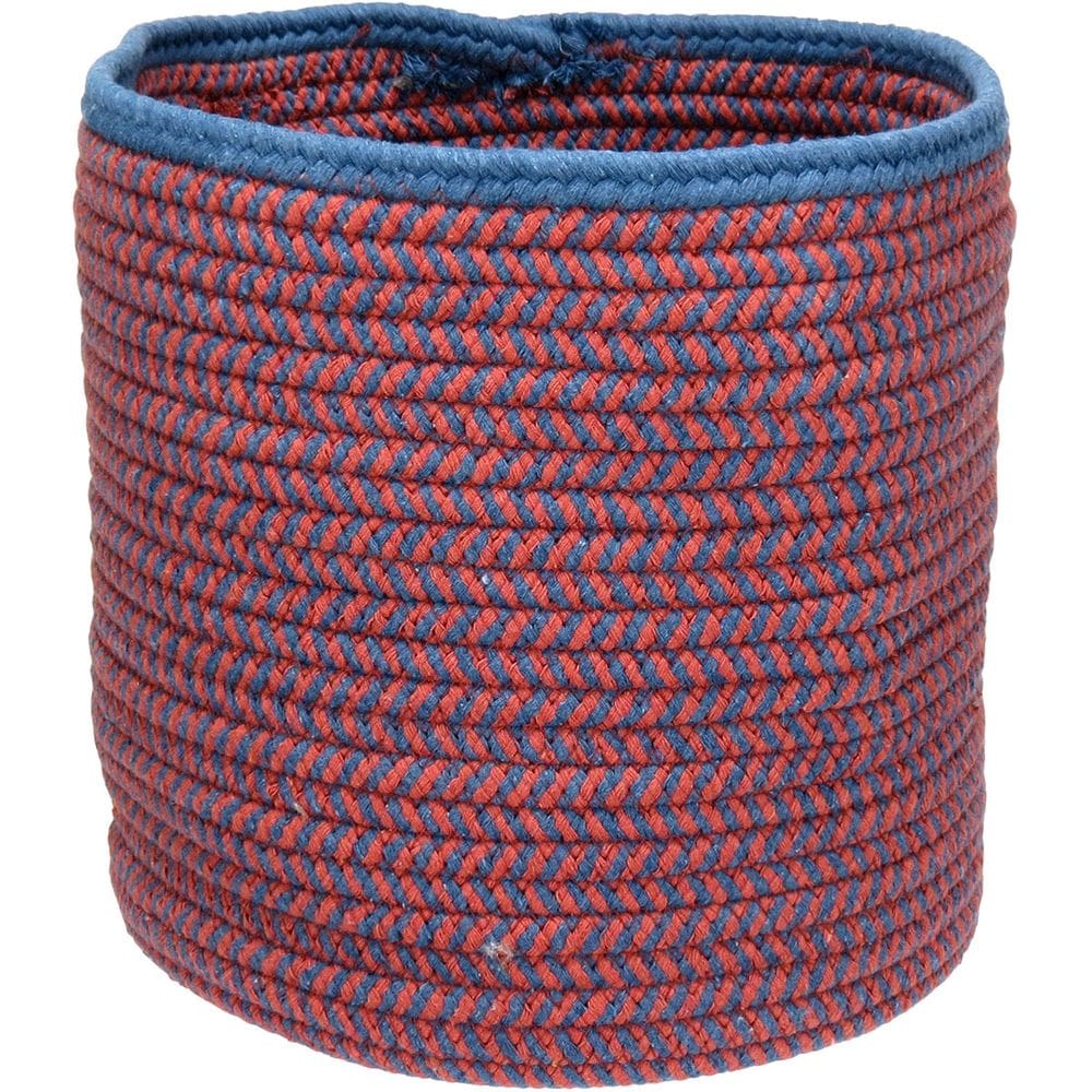 CESTA DECORATIVO ORGANIZADORA CACHEPÔ TECIDO 25x25x25cm VERMELHO