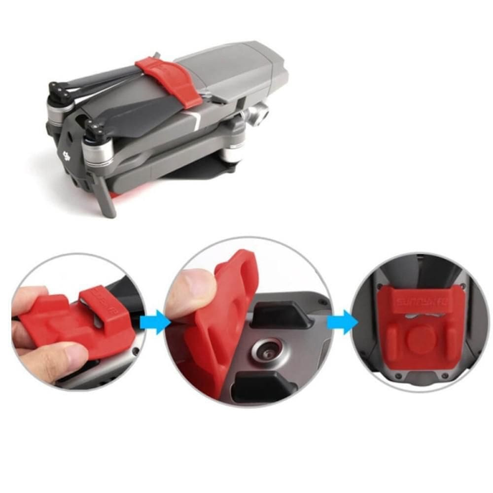 Protetor E Trava Hélices Drone Dji Mavic 2 Pro E Zoom-Verm