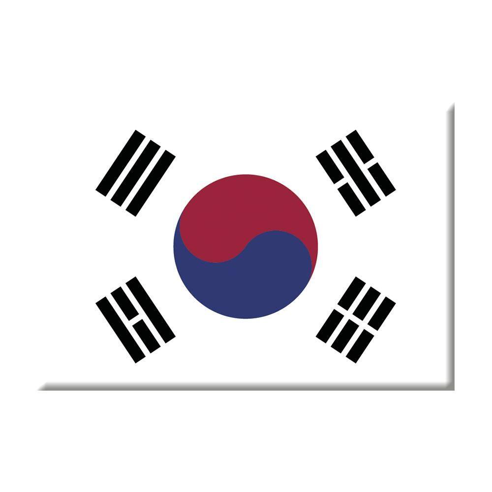 Ímã da bandeira da Coréia do Sul
