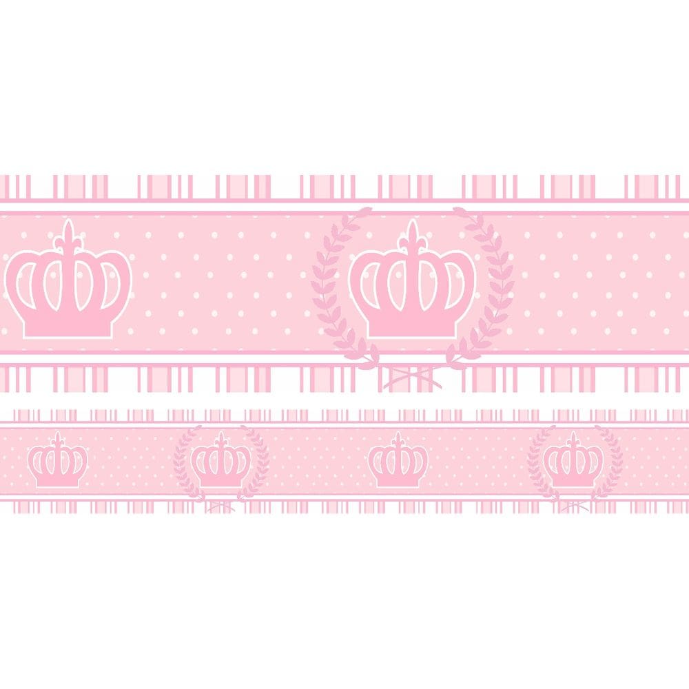 Faixa Decorativa Adesivo Border Infantil Menina Princesa