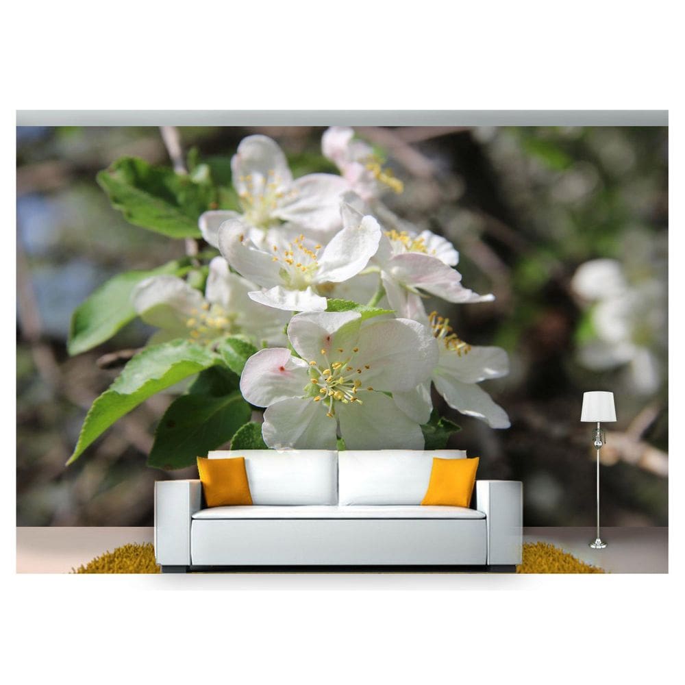 Papel De Parede Flores Floral Flor Natural 3D Nfl226