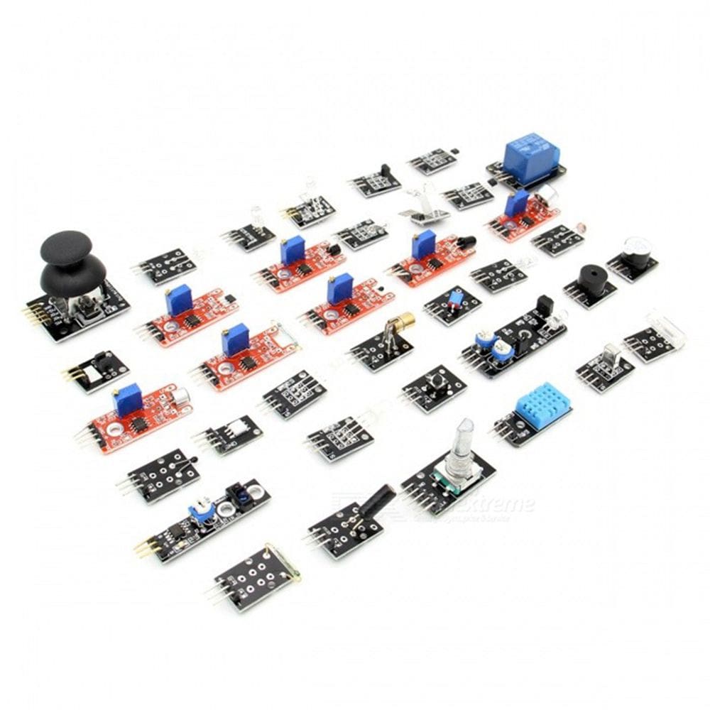 Kit Com 37 Módulos / Sensores Para Arduino