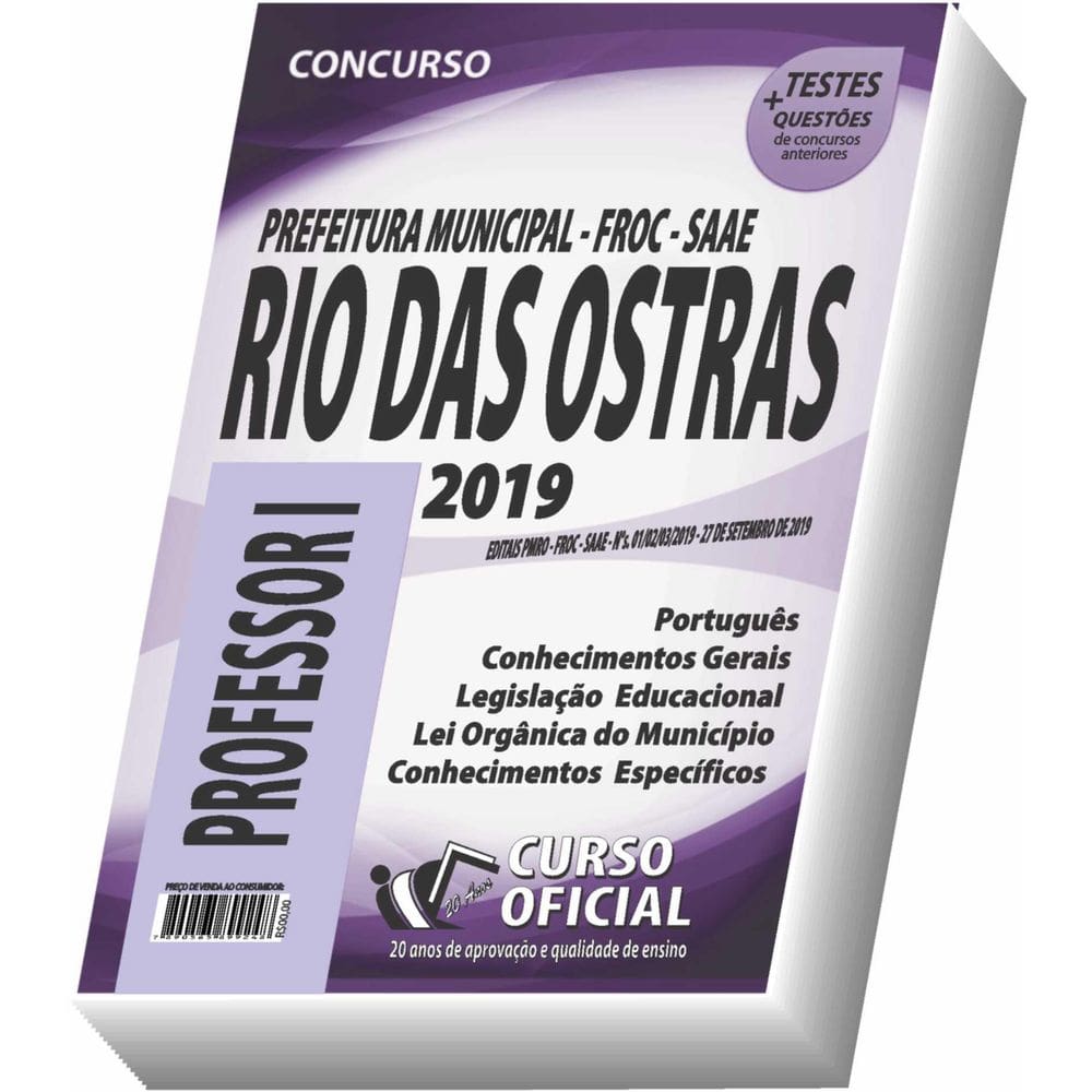 Apostila Rio Das Ostras - Professor I