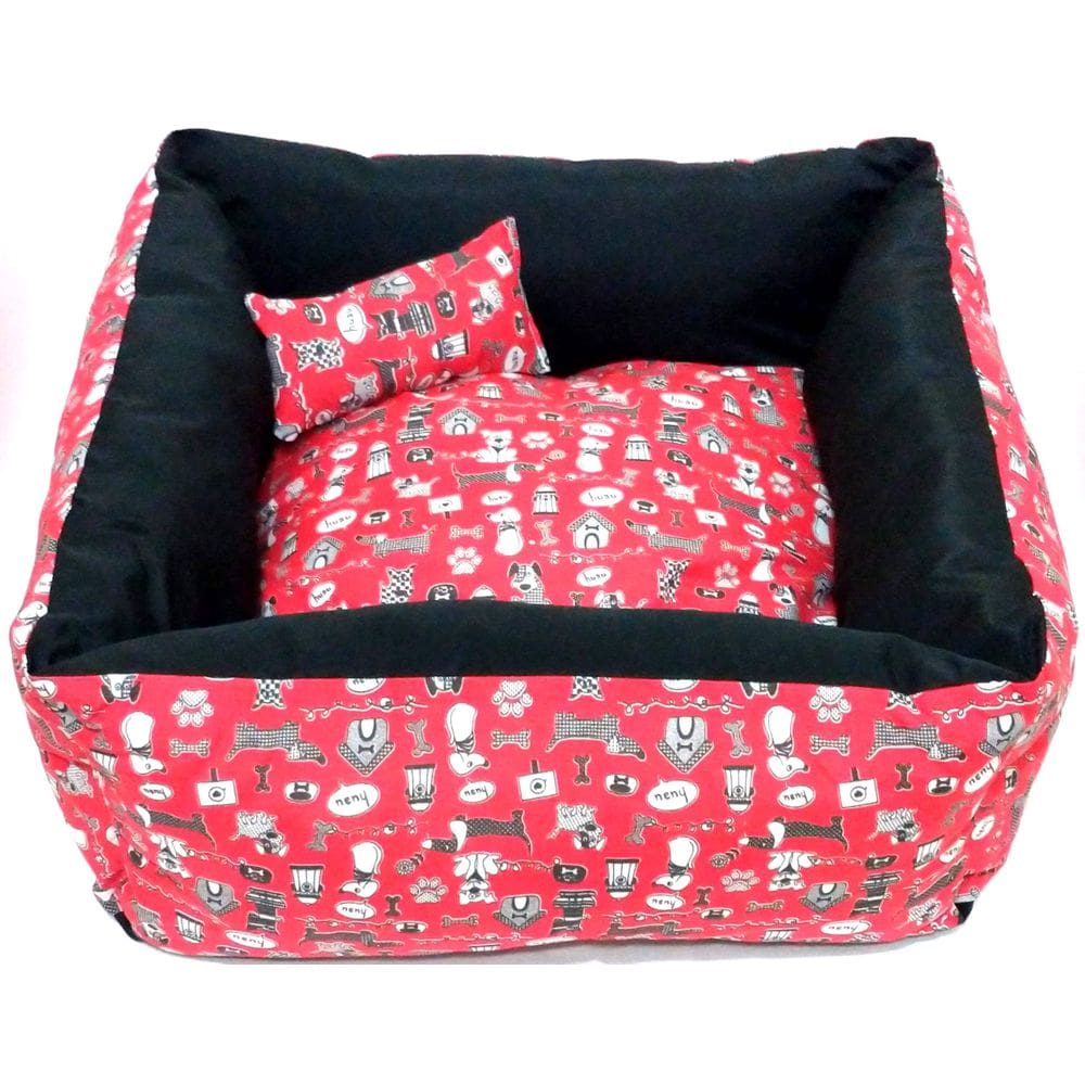 Caminha Para Cachorro Cor Vermelha Tamanho M