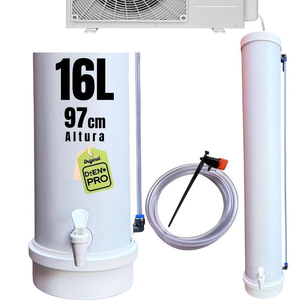 Dreno Coletor De Água Ar-Condicionado 16L Com Gotejador