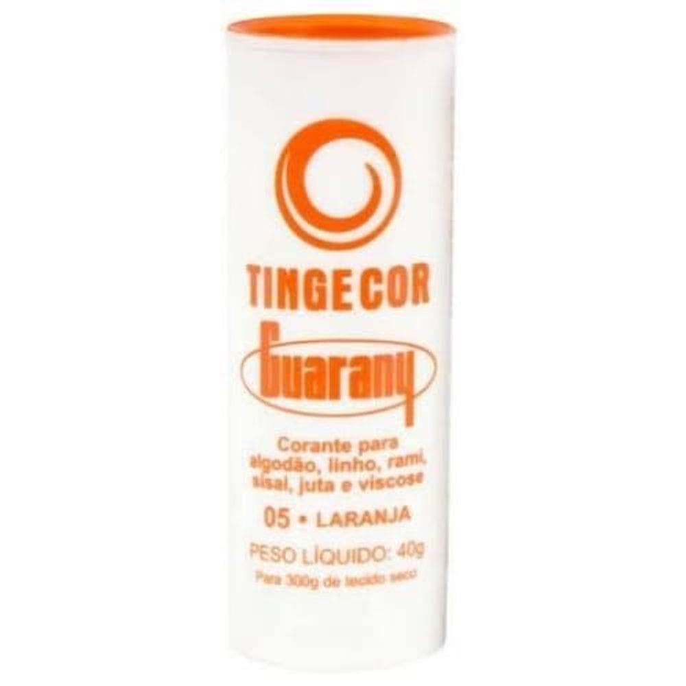 Tinta Para Tecido Corante Tingecor Guarany Tintol Laranja