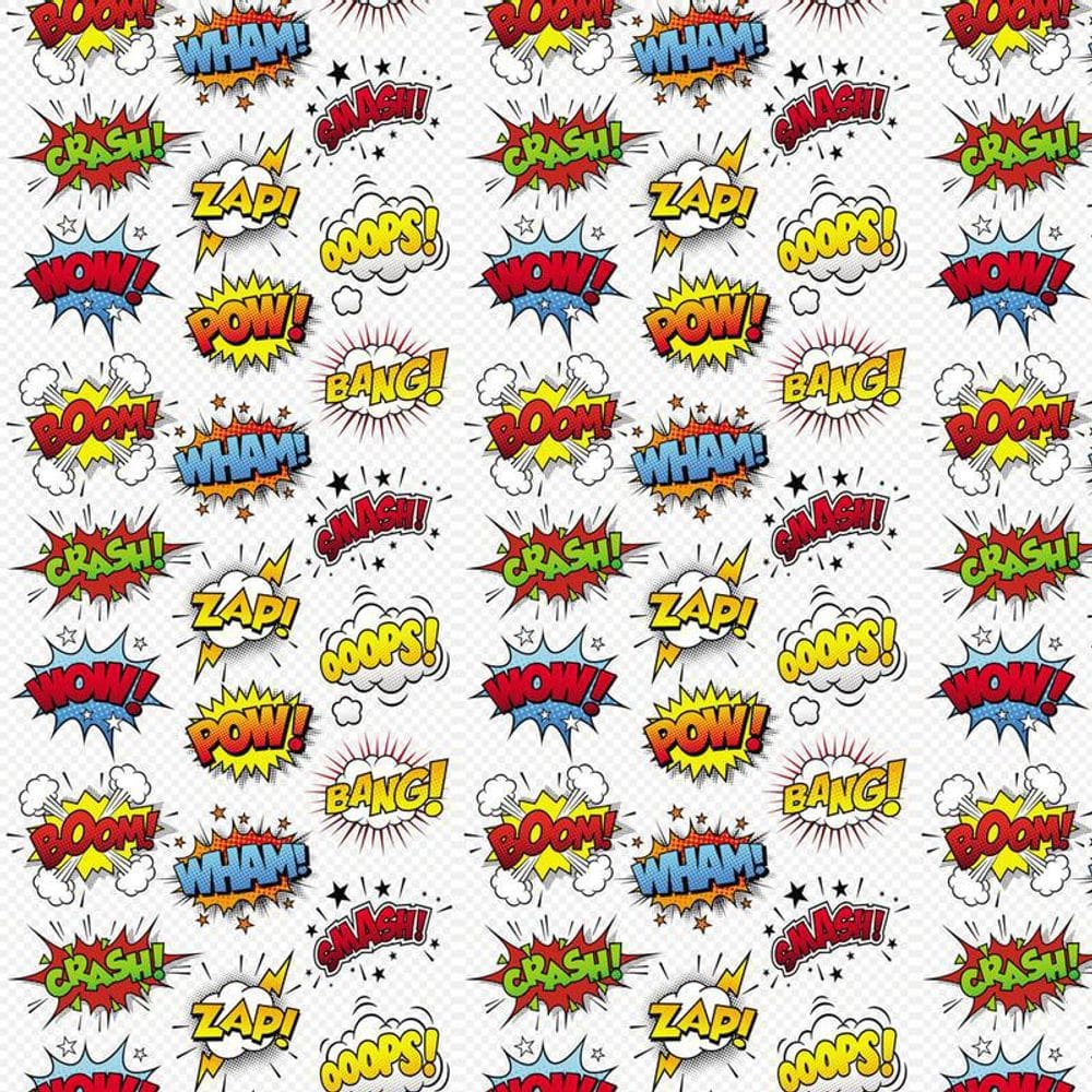 Papel De Parede Wow Zap Pow Crash Smash Bang Ooops Wham Boom