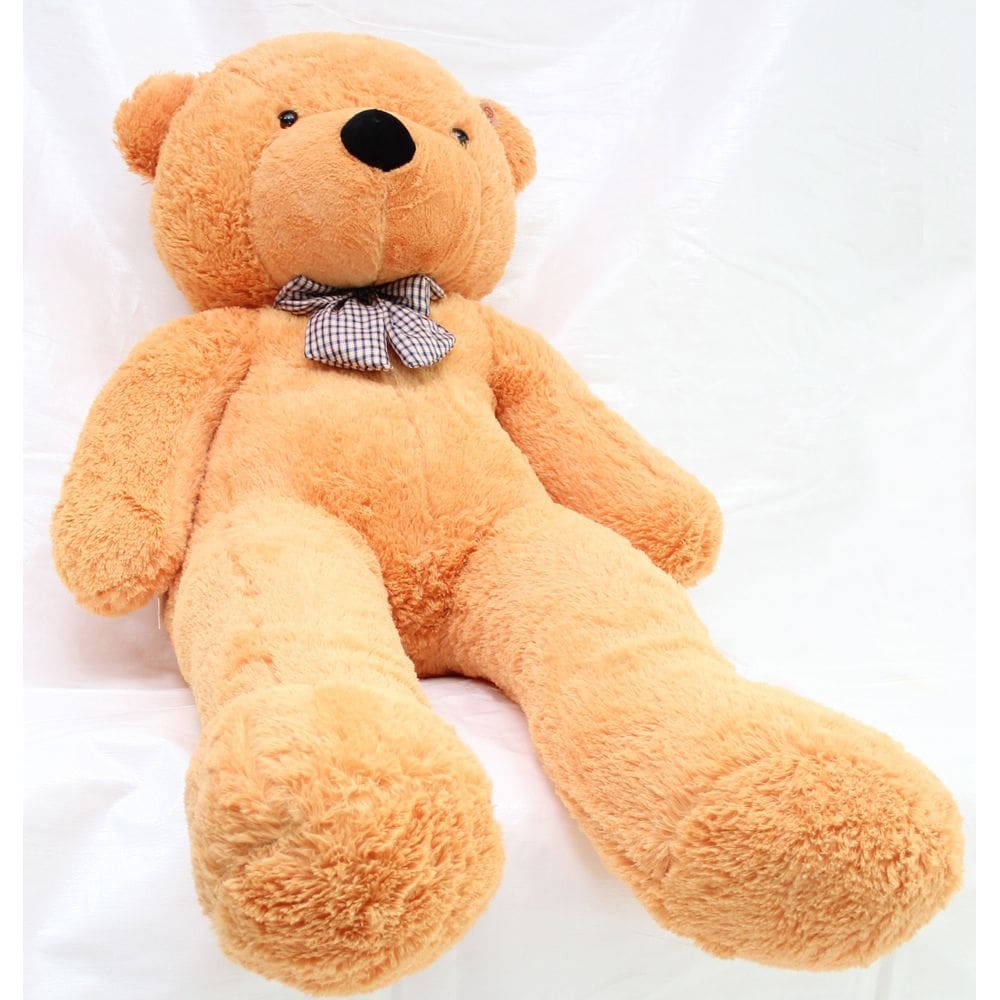 Urso Pelúcia Bicho Gigante Bege Caramelo 1,4 mts 140cm