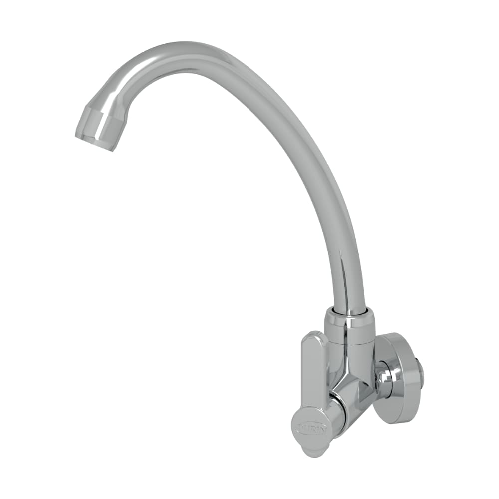Torneira Cozinha de Parede Bica Alta Móvel Berlim Durin