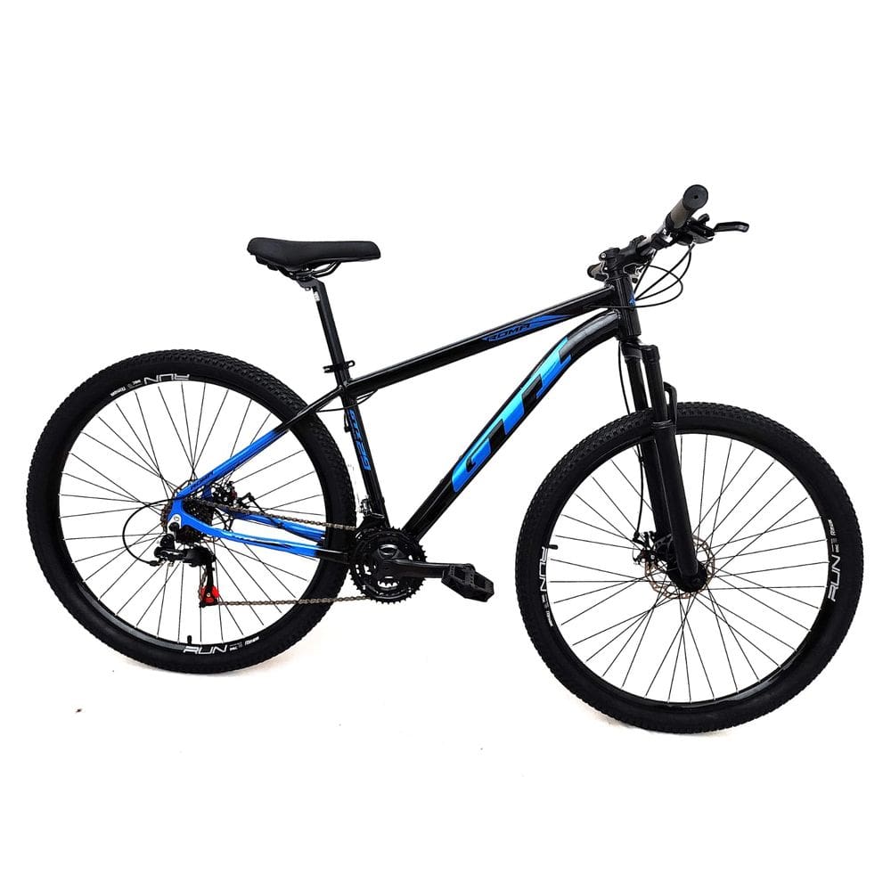 Bicicleta GTI Roma Aro 29 Quadro 17 Alumínio preto/azul 21V.