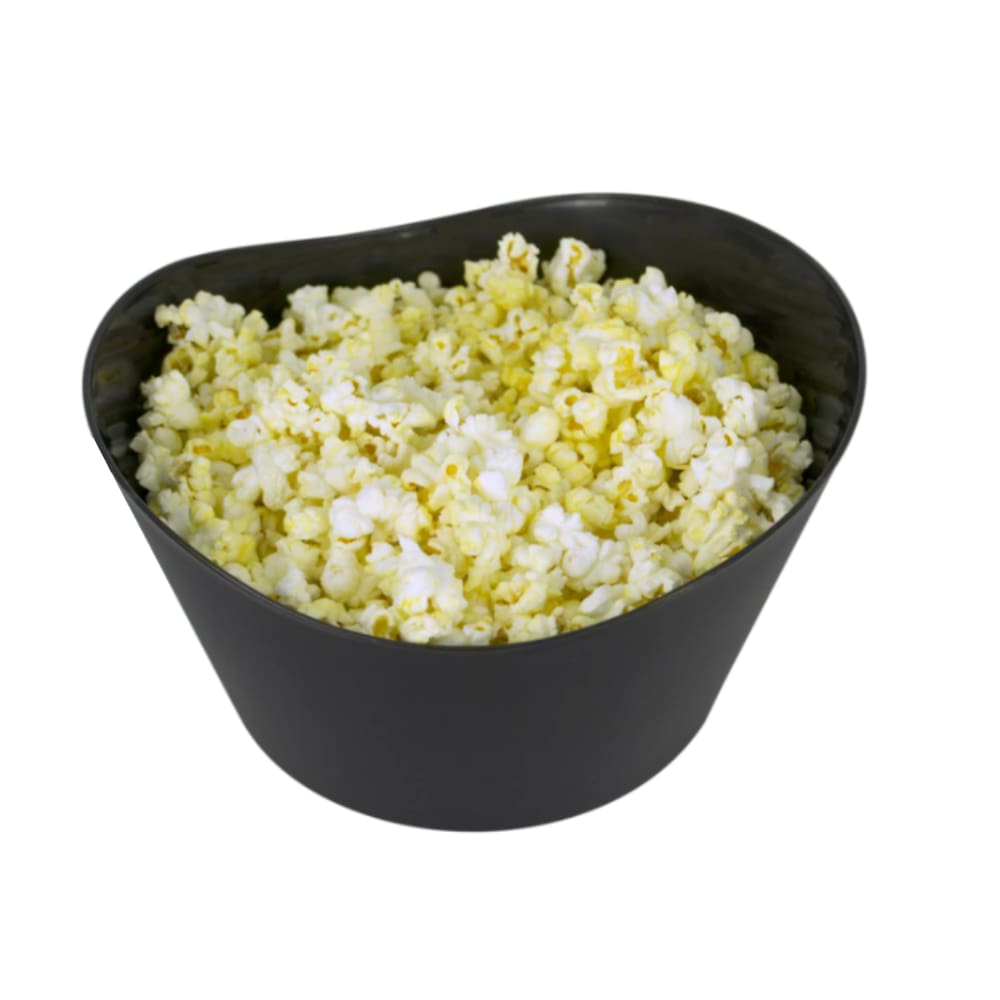 Pote Grande Para Pipocas Vasilha 3,5l Multiuso Plástico Preto