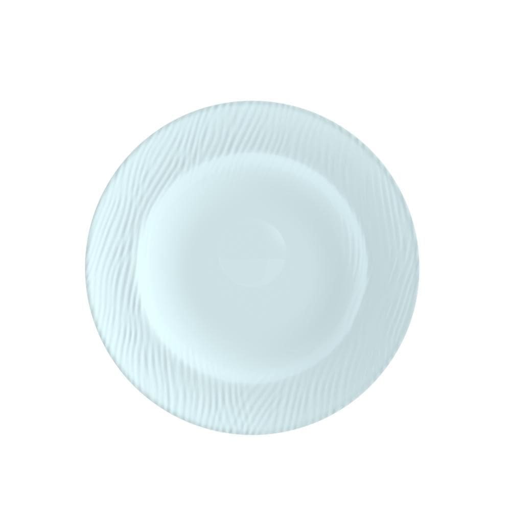 Prato Fundo Sopa Linha Relevo Dunas Azul Germer Porcelanas