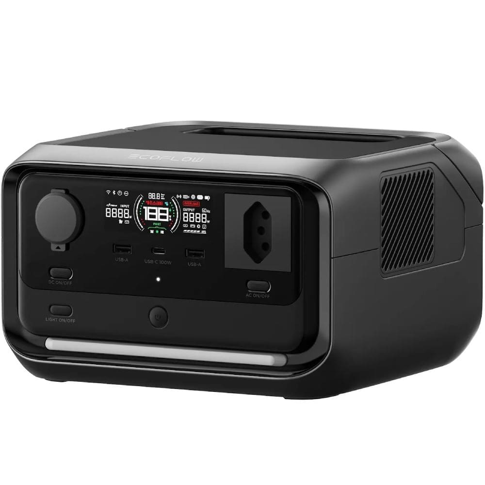 Gerador de Energia Portátil River 3 Plus 270Wh 127 Volts com Painel - GR51BR1010 - ECOFLOW