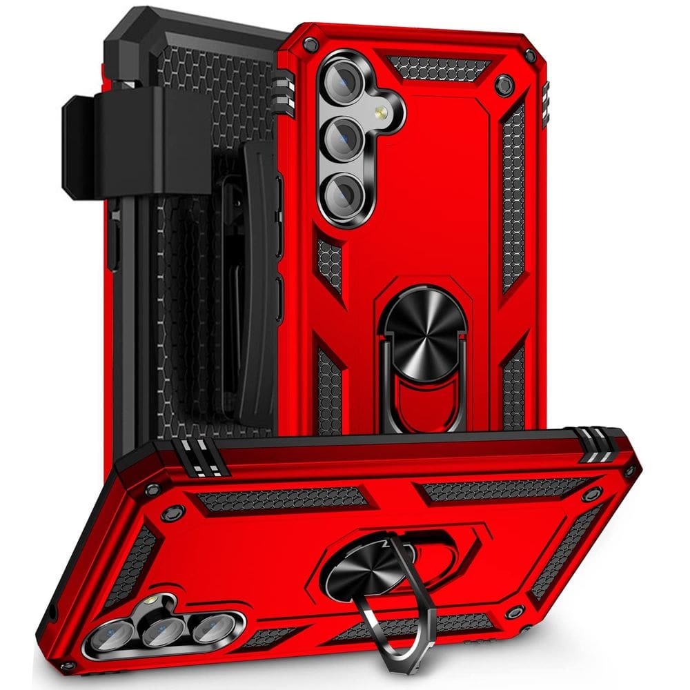 Capa para Celular ZERODAMAGE SaharaCase Samsung A54 5G Vermelha