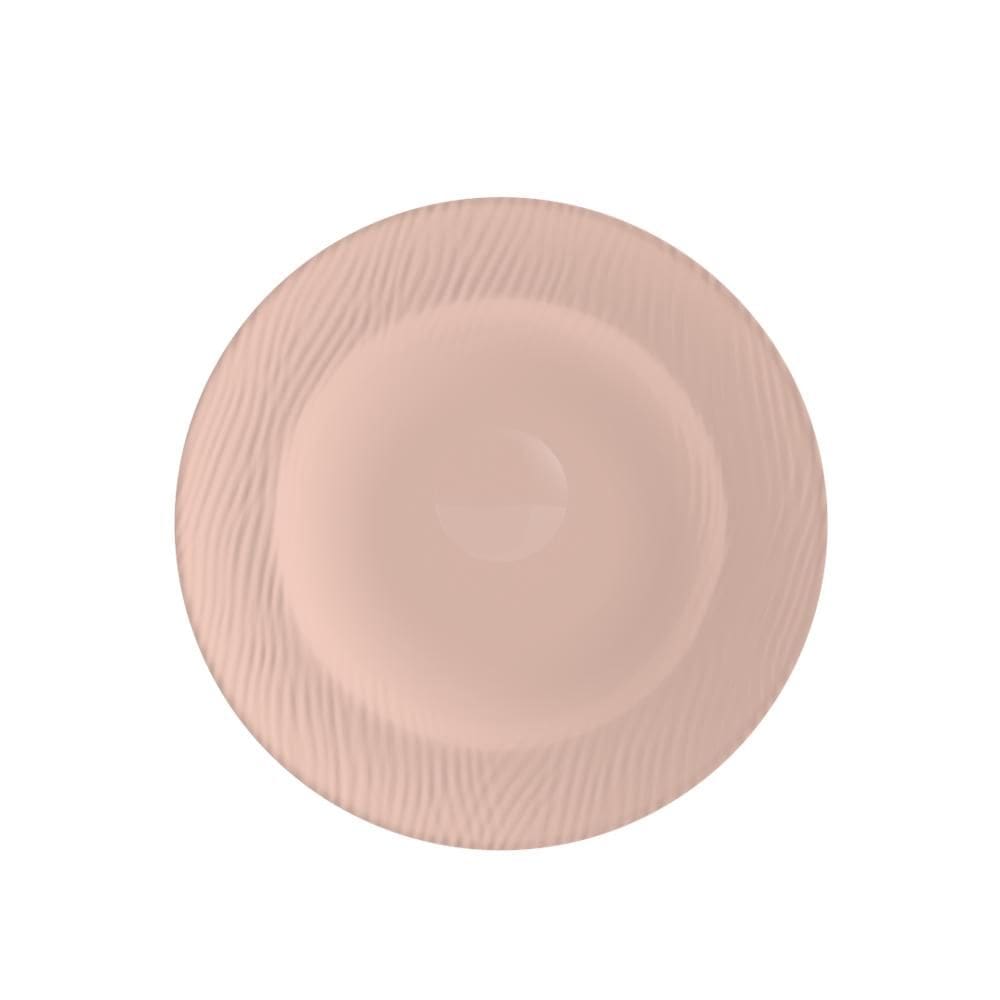 Prato Fundo Sopa Linha Relevo Dunas Creme Germer Porcelanas