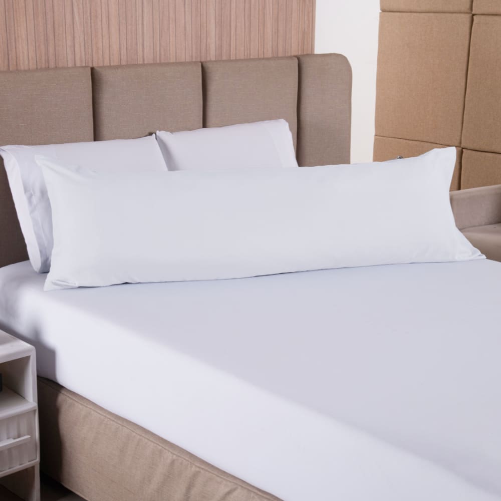 Fronha Capa Para Travesseiro Fofuxão Versatile Zíper Branco